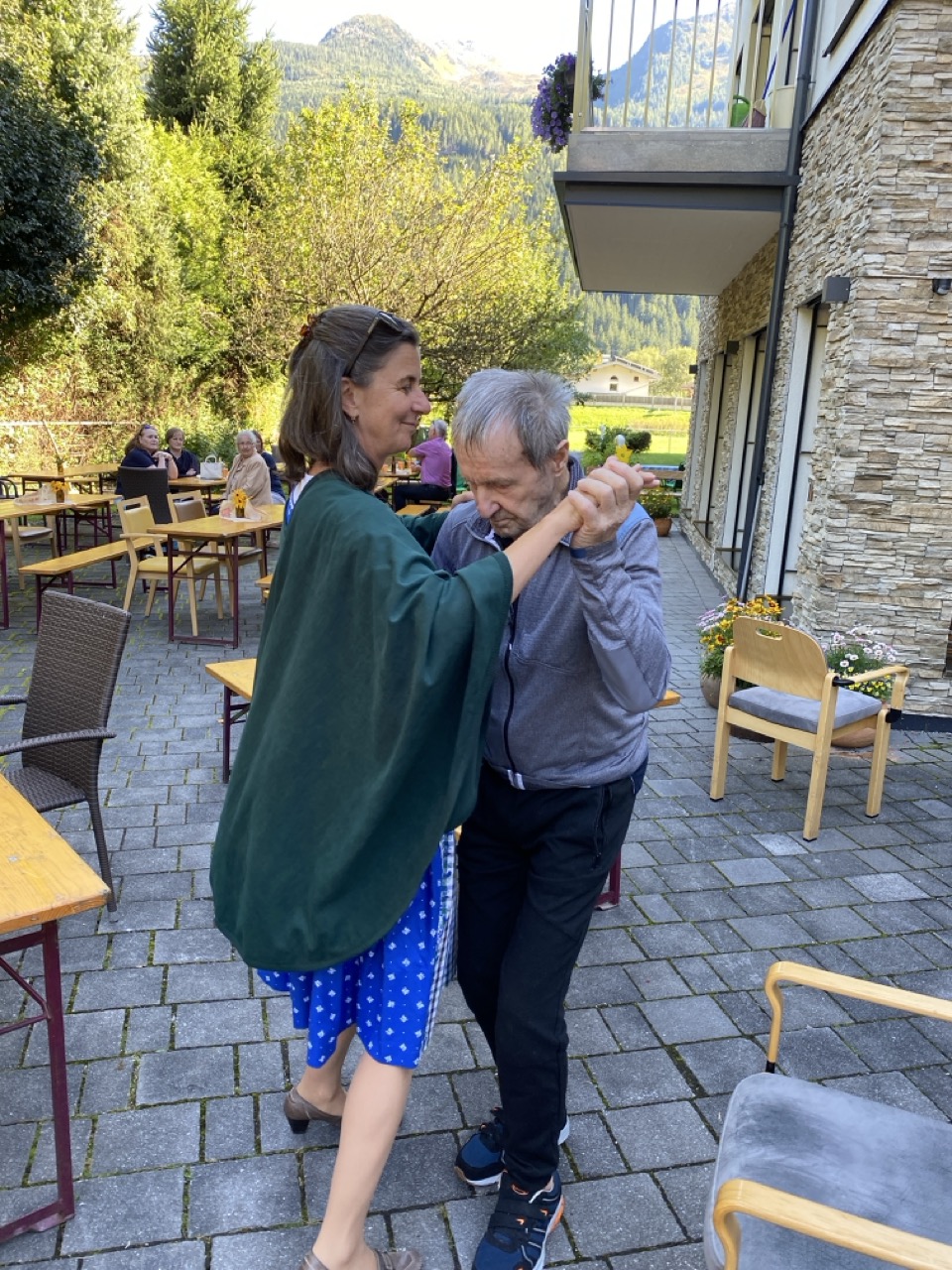 Tanz auf der Terrasse